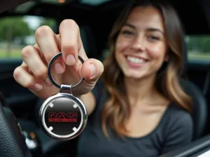 Rays Portachiavi Personalizzati Max Logo Unico